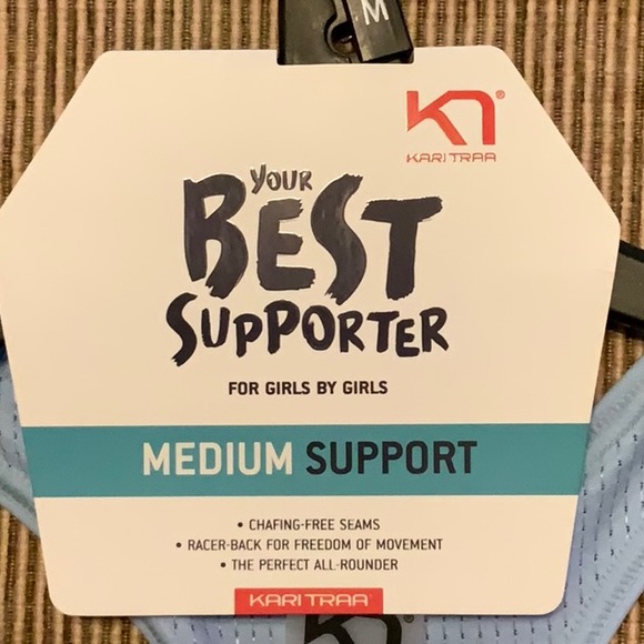 Kari Traa TRUD Sports Bra - Cloud (Lt blue) - Picture 8 of 14